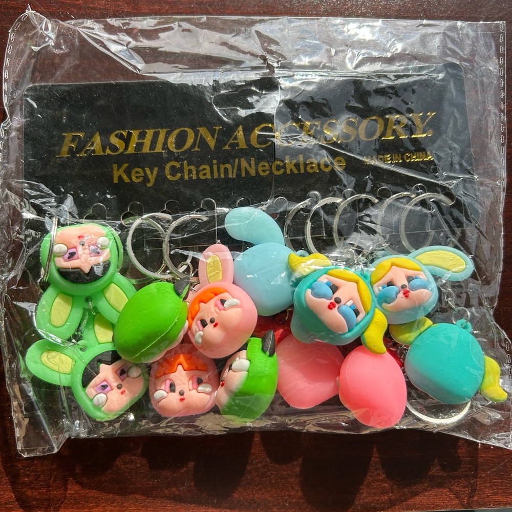 Labubu Keychains Set of 12